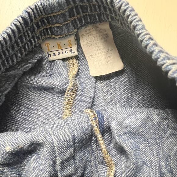 TKS Basics Blue Denim Shorts Sz 24 M - Picture 4 of 4